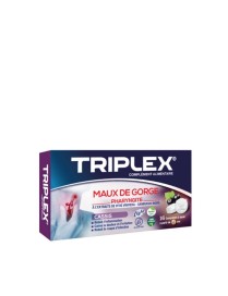 COMPLEMENT ALIMENTAIRE TRIPLEX MAUX DE GORGE CASSIS 16 COMPRIMES