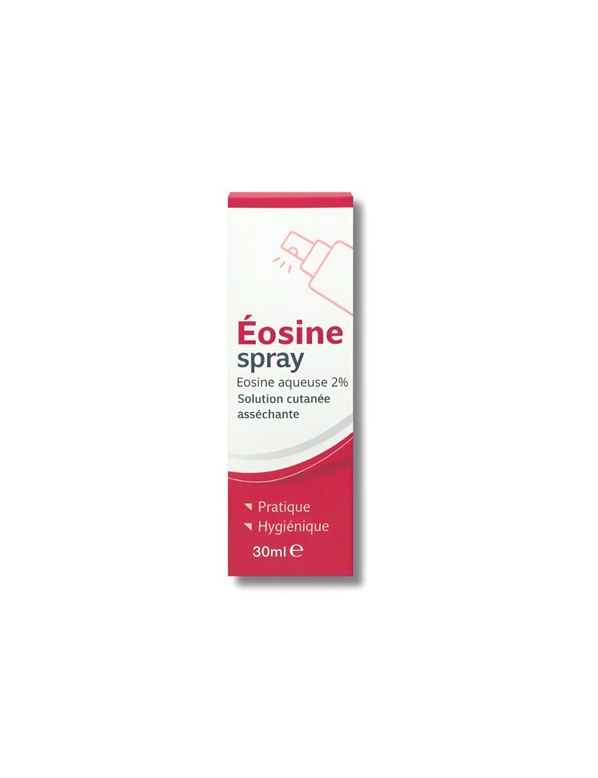 SPRAY EOSINE 2% SOLUTION CUTANEE ASSECHANTE 30ML