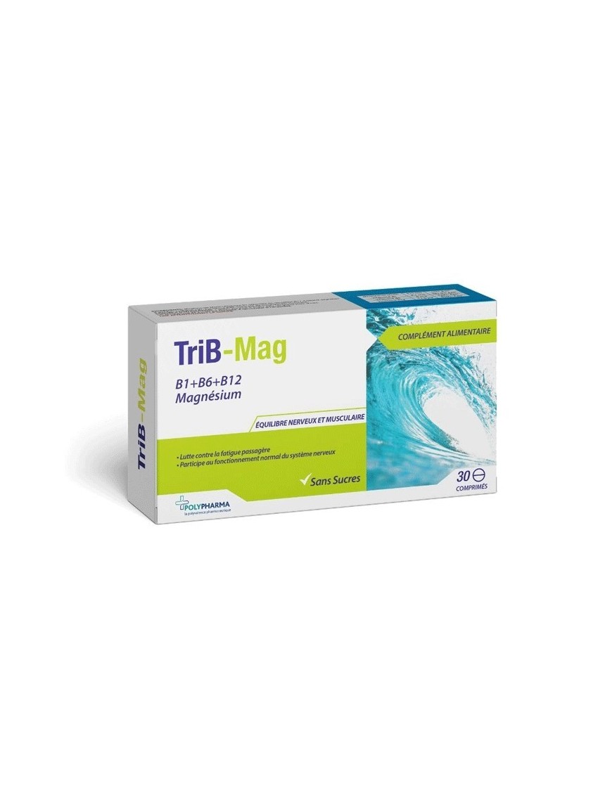 COMPLEMENT ALIMENTAIRE POLYPHARMA TRI B MAG 30 COMPRIMES