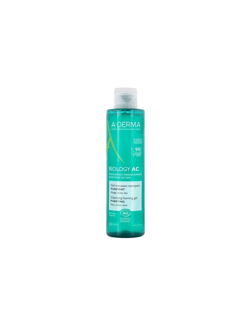 GEL MOUSSANT NETTOYANT PURIFIANT BIO A-DERMA BIOLOGY AC 200ML