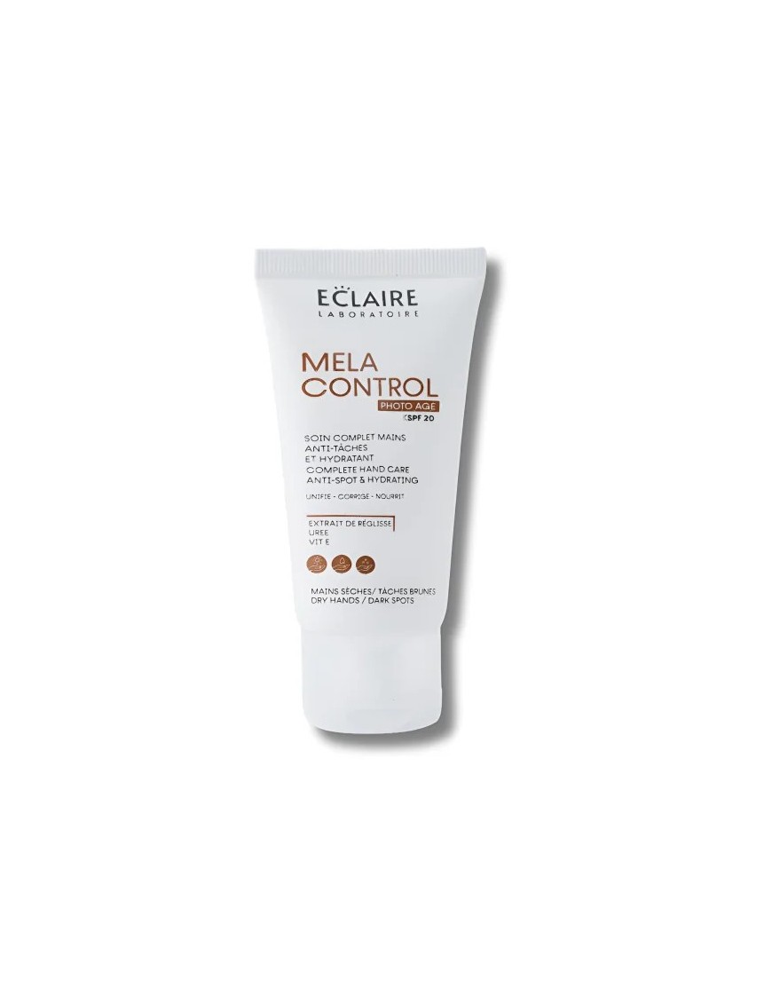 CREME MAINS ECLAIRE MELA CONTROL SPF20 ANTI AGE ANTI TACHES 50ML