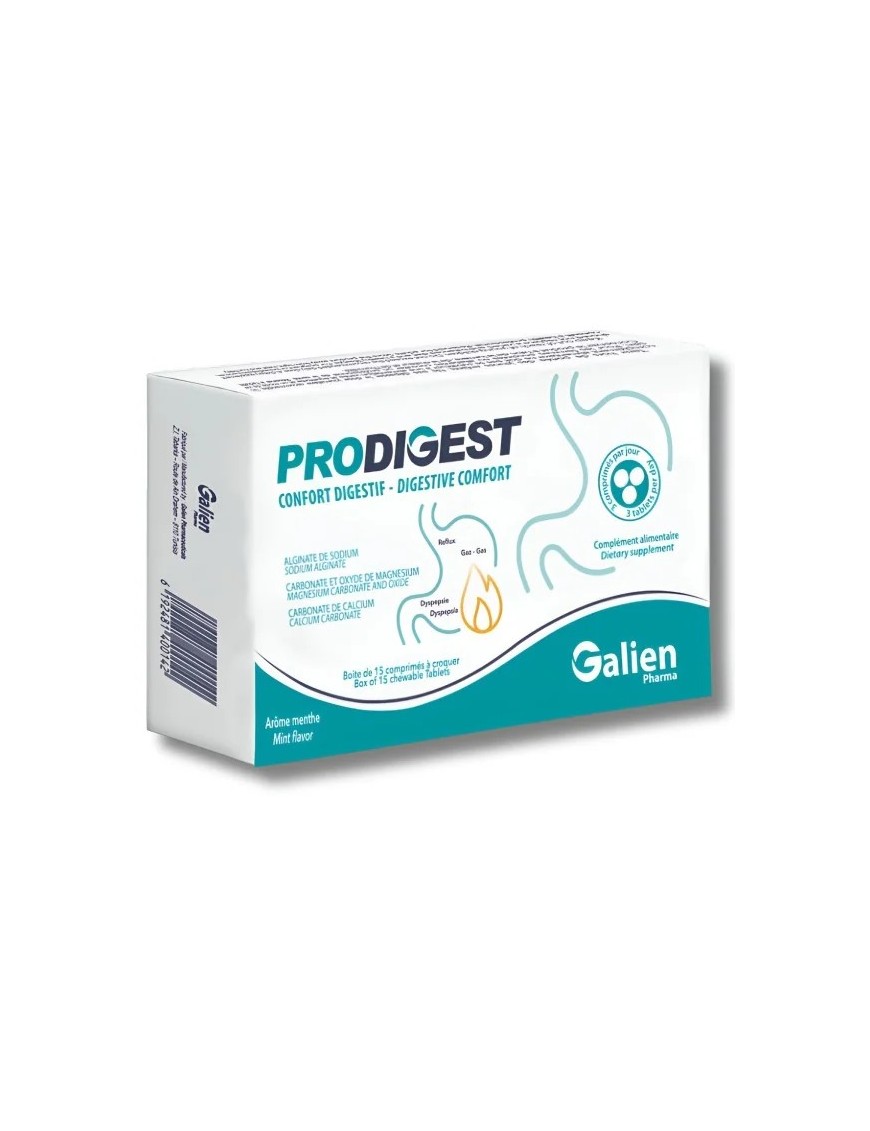 COMPLEMENT ALIMENTAIRE GALIEN PHARMA PRODIGEST 15 COMPRIMES
