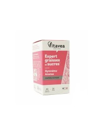 COMPLEMENT ALIMENTAIRE VITAVEA EXPERT GRAISSES ET SUCRES 40 GELULES
