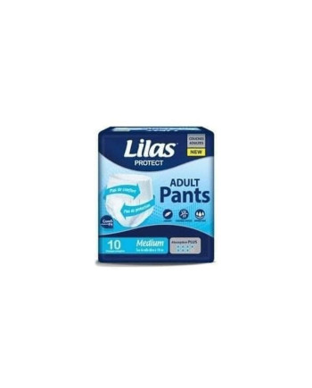 COUCHE LILAS PANTS ADULTE 10 PIECES TAILLE M