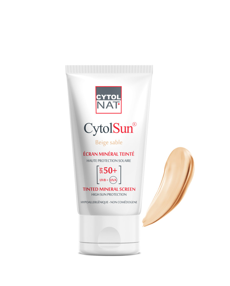 ECRAN SOLAIRE TOUT TYPE DE PEAU CYTOLSUN BEIGE SABLE 50ML SPF50+
