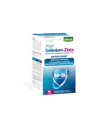 COMPLEMENT ALIMENTAIRE EDEN LIFE ALGO SELENIUM-ZINC PLUS 90 COMPRIMES
