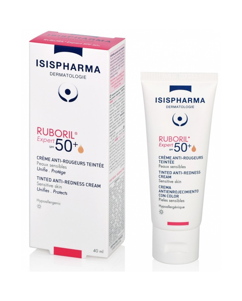 ECRAN SOLAIRE ANTI ROUGEUR TEINTE ISISPHARMA RUBORIL EXPERT SPF50+ 40ML