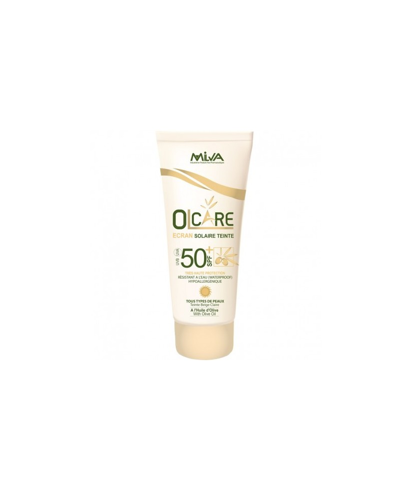ECRAN SOLAIRE OLCARE TEINTE BEIGE CLAIR SPF50+ 50ML