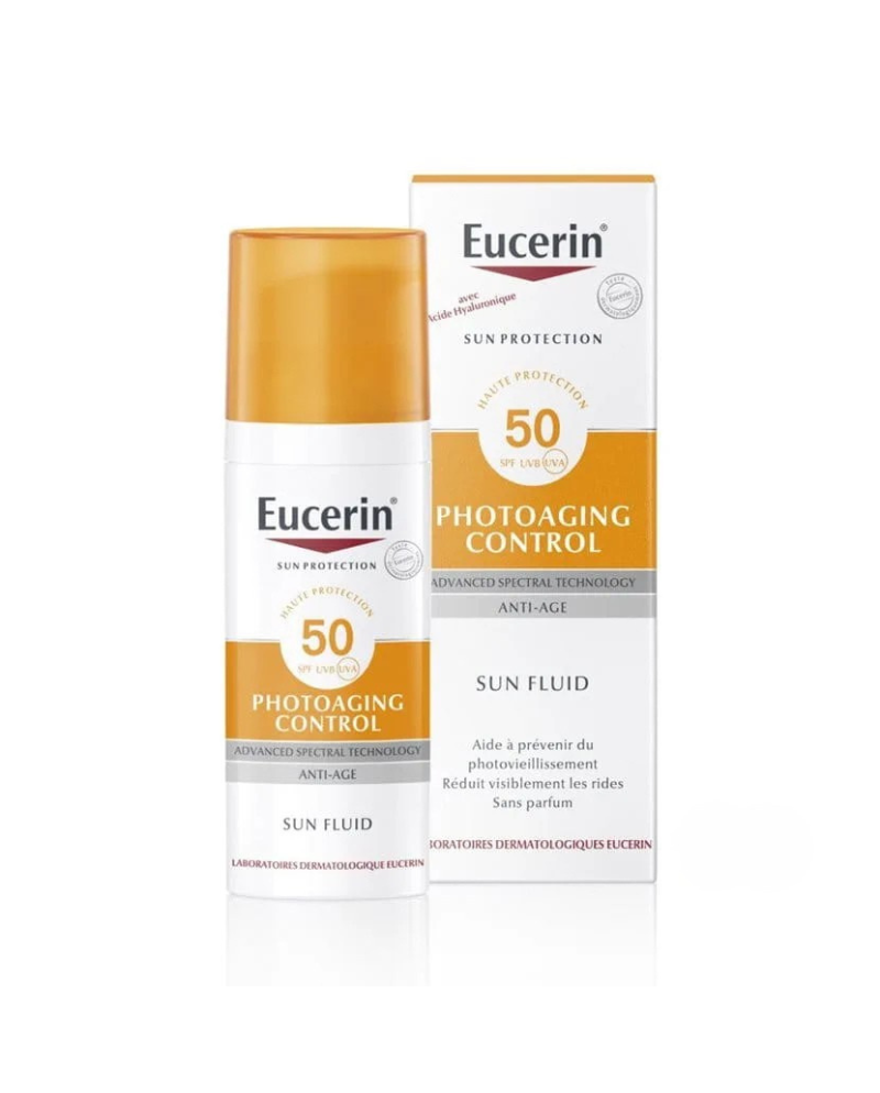 ECRAN SOLAIRE EUCERIN SUN PROTECTION PHOTOAGING CONTROL FLUID SPF50+ 50 ML