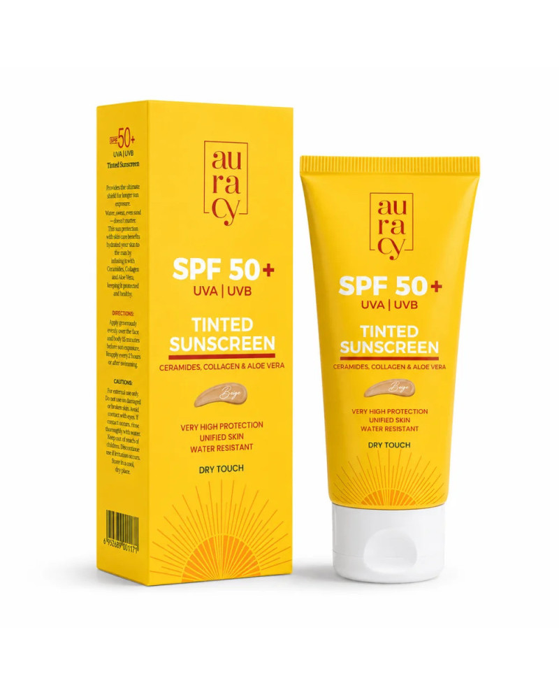 ECRAN SOLAIRE BEIGE AURACY JOY OF SOUL SPF 50