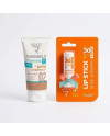 ECRAN SOLAIRE PEAUX NORMALES A MIXTES TEINTE 02 RONCEY SUNSHIELD SPF50 50ML+BAUME A LEVRES SPF30
