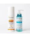 ECRAN SOLAIRE RIVADERM NOVA SUN SPF50 + MINI DOSE GEL NETTOYANT ANTI-ACNE