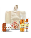 PACK LIRENE GEL NETTOYANT C+E 145ML+ECRAN SOLAIRE C+E 30ML+CREME HYDRATANTE C+D 50ML AVEC SAC GRATUIT