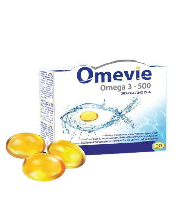 COMPLEMENT ALIMENTAIRE OMEVIE OMEGA 3-500 30 CAPSULES