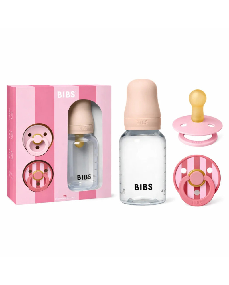 COFFRET BIBS CADEAU BABY SPRINKLE BLUSH PINK