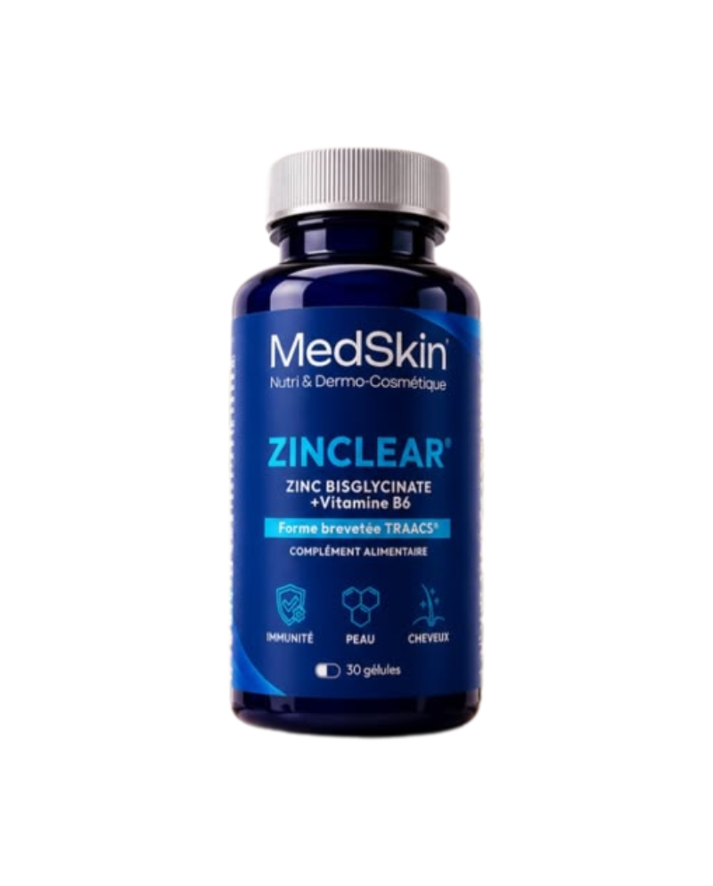 COMPLEMENT ALIMENTAIRE MEDSKIN ZINCLAR 30 GELULES
