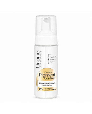 MOUSSE NETTOYANTE ECLAIRCISSANTE LIRENE DERMA PIGMENT CONTROL 150ML