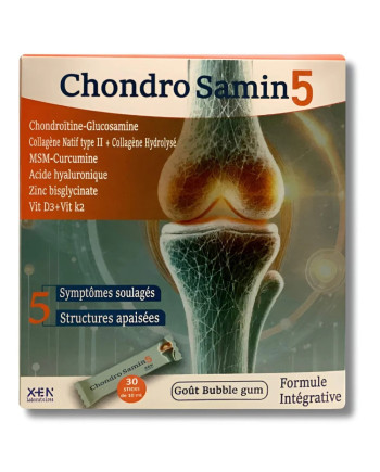COMPLEMENT ALIMENTAIRE XEN CHONDRO SAMIN5 30 STICKS DE 10 ML
