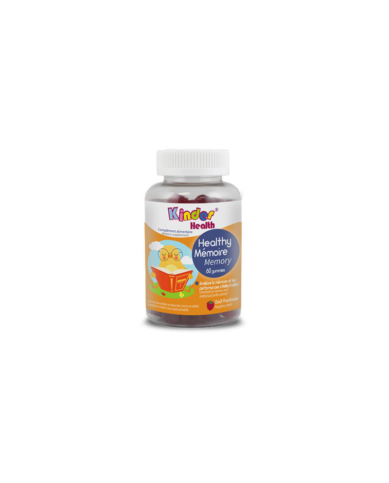 COMPLEMENT ALIMENTAIRE KINDER HEALTH MEMOIRE 60 GUMMIES