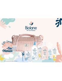 BIOLANE SAC MAMAN MATELASSE BLEU