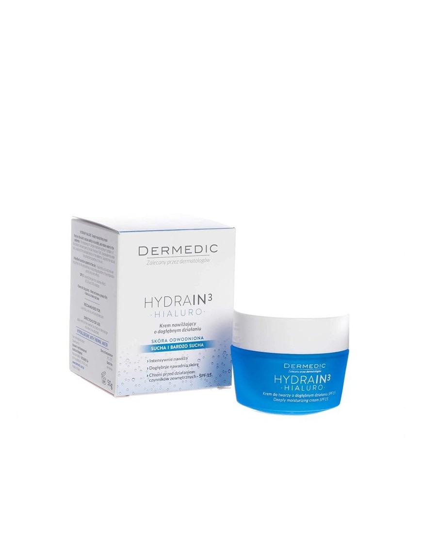 DERMEDIC HYDRAIN 3 CREME DE JOUR SPF15